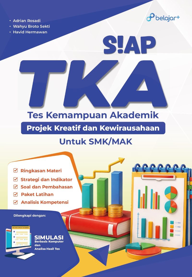 Sampul buku PS - Siap TKA Projek Kreatif dan Kewirausahaan untuk SMK/MAK
